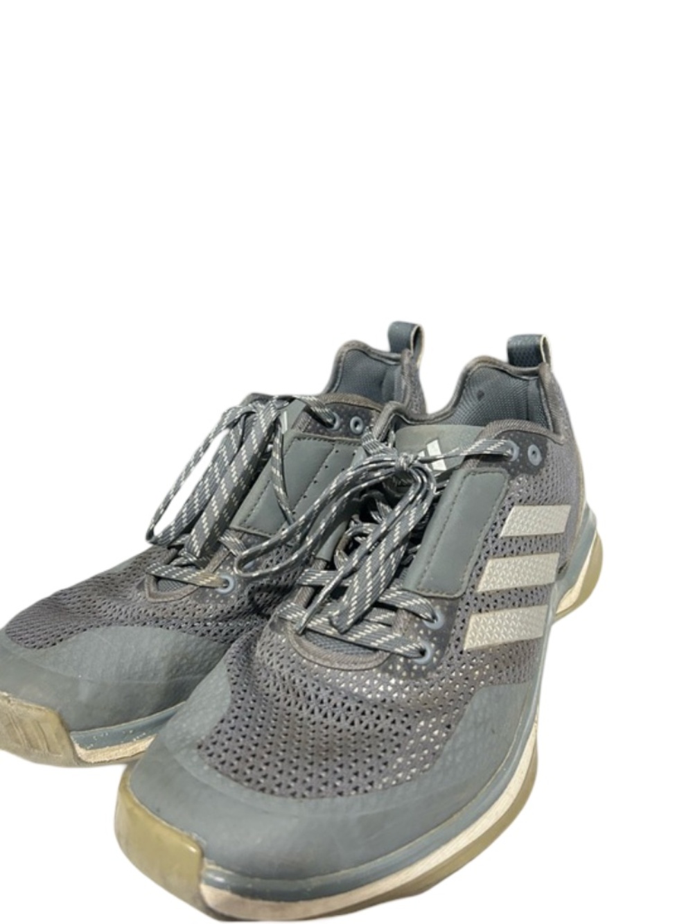 Adidas 9.5 Gray Mens Running Shoes